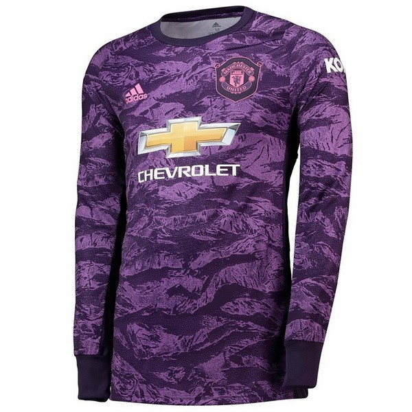 Camiseta Manchester United ML Portero 2019/20 Purpura